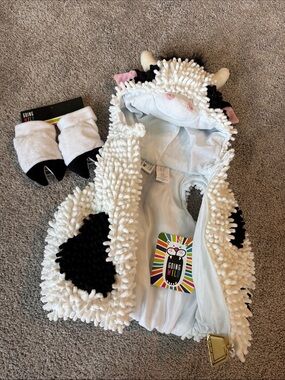 Going Wild Cow Costume with Hoof Mittens